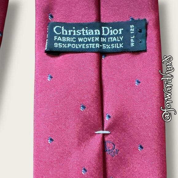 Christian Dior Necktie | 56 Inches Long | 2 15/16”Wide - Picture 9 of 12